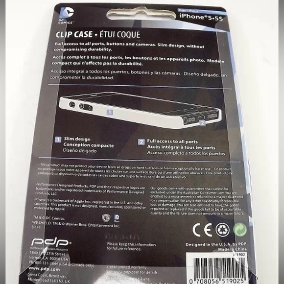 NEW! DC COMICS SUPERMAN iPhone SE / 5 / 5S Case - Picture 5 of 6